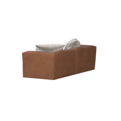 Savile Sofa — Compact Form with Wide Straight Armrests