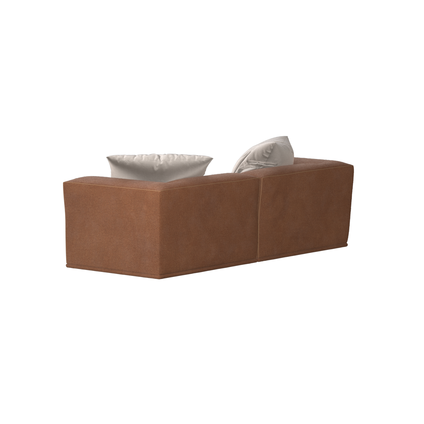 Savile Sofa — Compact Form with Wide Straight Armrests