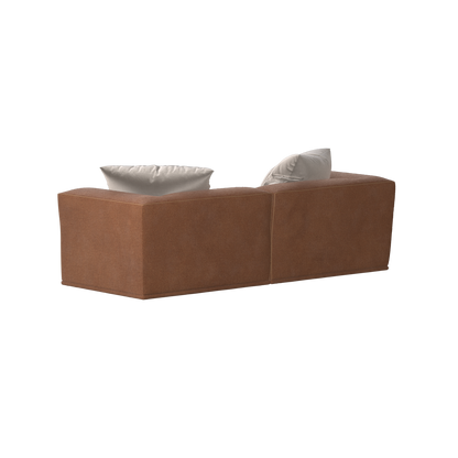 Savile Sofa — Compact Form with Wide Straight Armrests