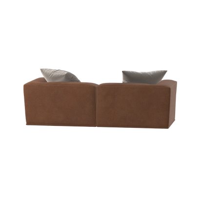 Savile Sofa — Compact Form with Wide Straight Armrests