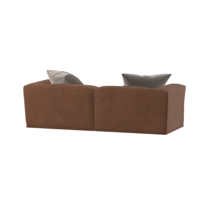 Savile Sofa — Compact Form with Wide Straight Armrests