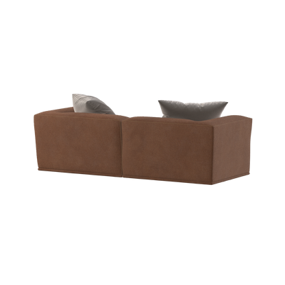 Savile Sofa — Compact Form with Wide Straight Armrests