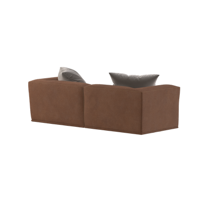 Savile Sofa — Compact Form with Wide Straight Armrests