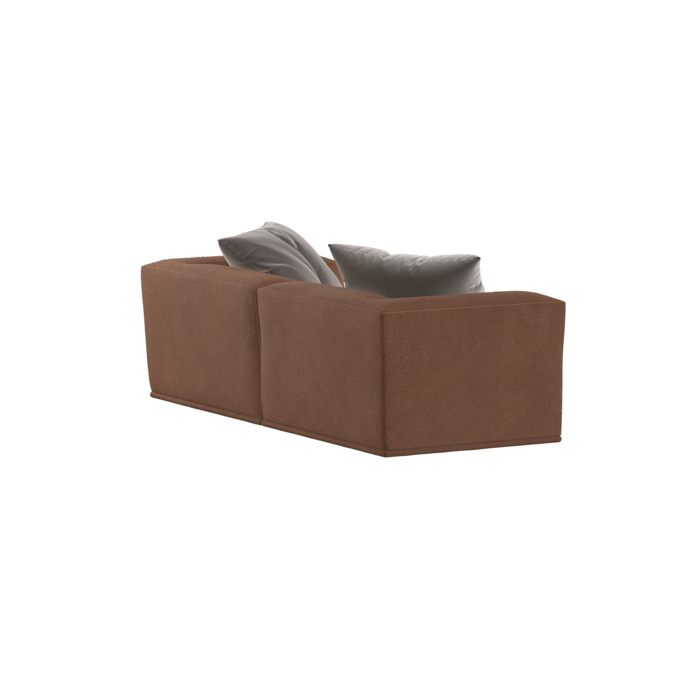 Savile Sofa — Compact Form with Wide Straight Armrests