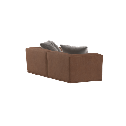 Savile Sofa — Compact Form with Wide Straight Armrests