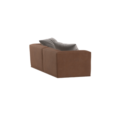 Savile Sofa — Compact Form with Wide Straight Armrests