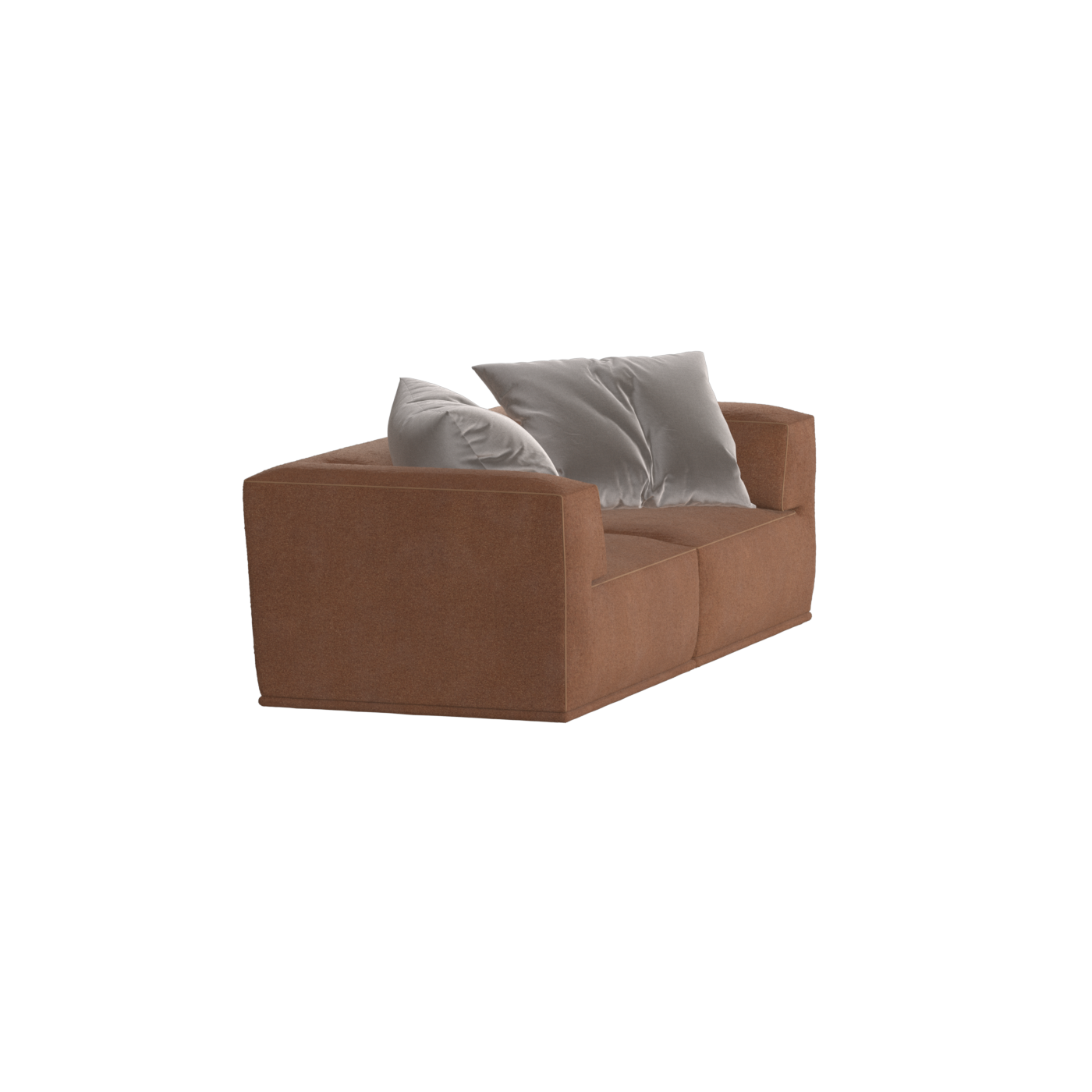 Savile Sofa — Compact Form with Wide Straight Armrests