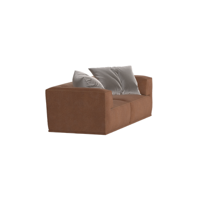 Savile Sofa — Compact Form with Wide Straight Armrests
