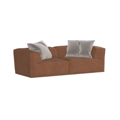 Savile Sofa — Compact Form with Wide Straight Armrests
