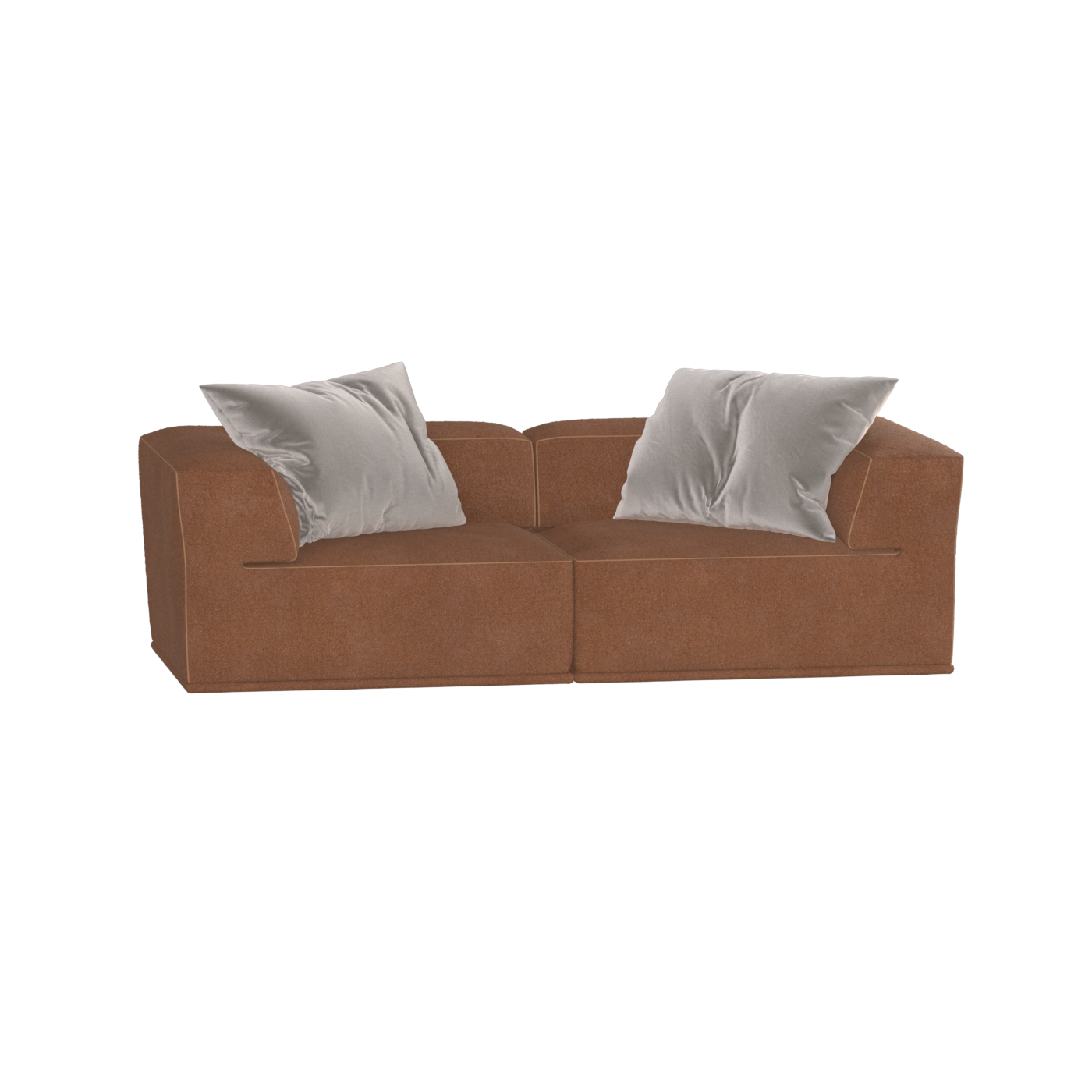 Savile Sofa — Compact Form with Wide Straight Armrests