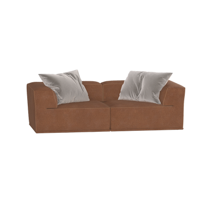 Savile Sofa — Compact Form with Wide Straight Armrests