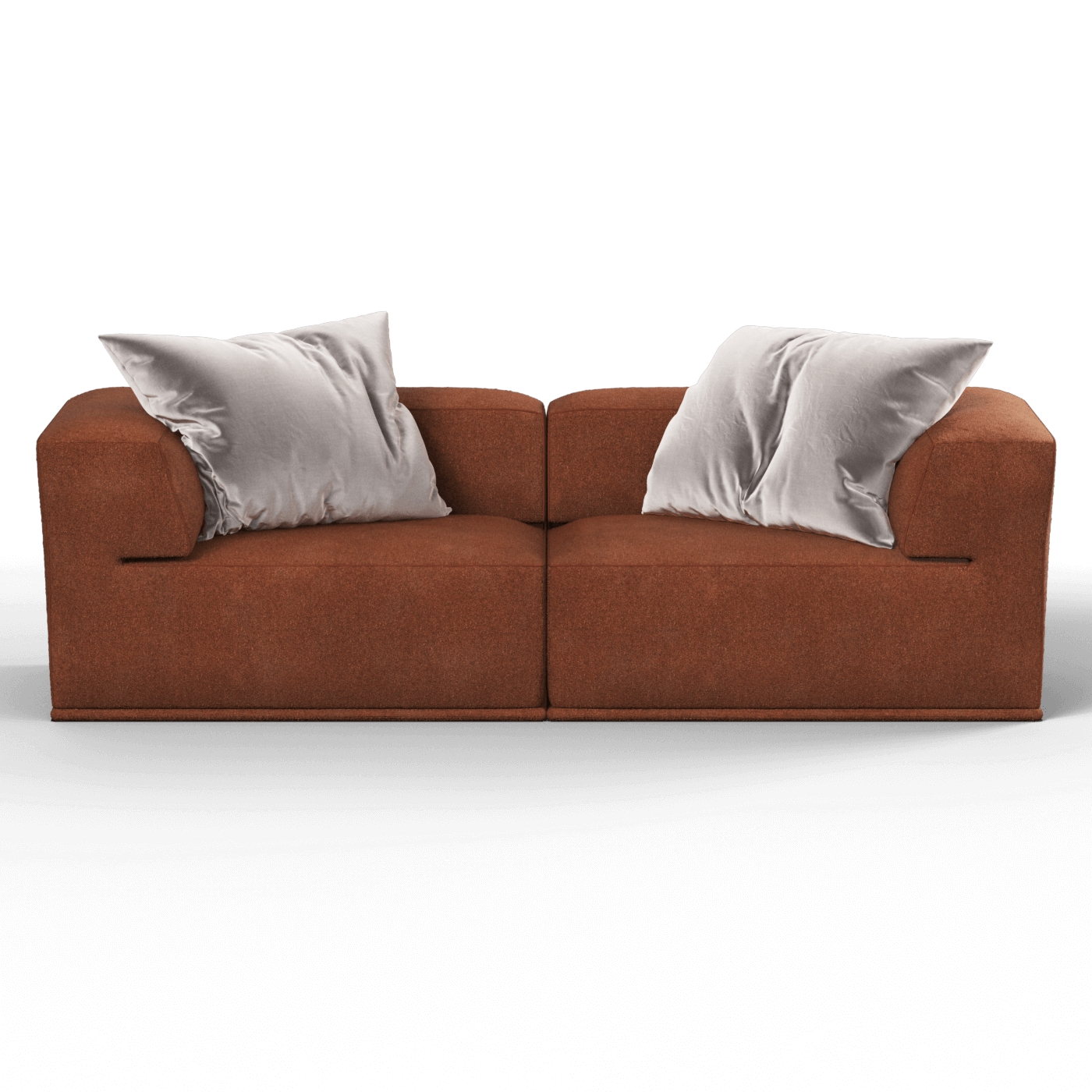 Savile Sofa — Compact Form with Wide Straight Armrests