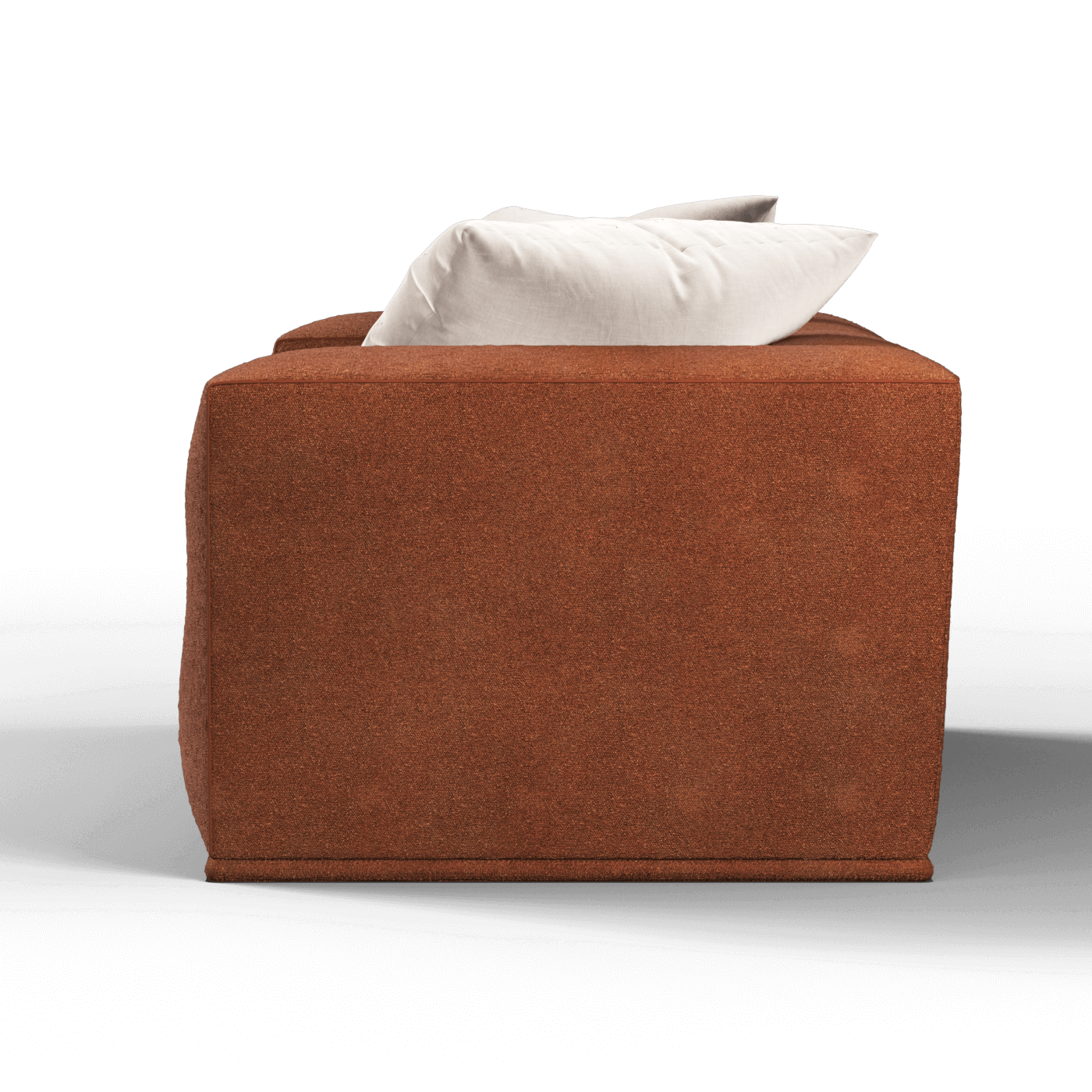 Savile Sofa — Compact Form with Wide Straight Armrests