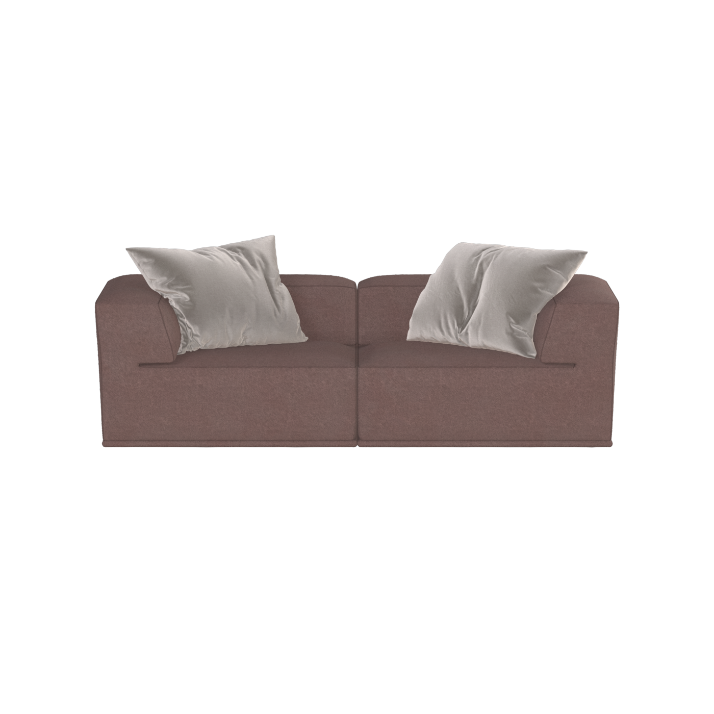 Savile Sofa — Compact Form with Wide Straight Armrests