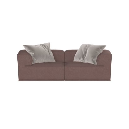 Savile Sofa — Compact Form with Wide Straight Armrests