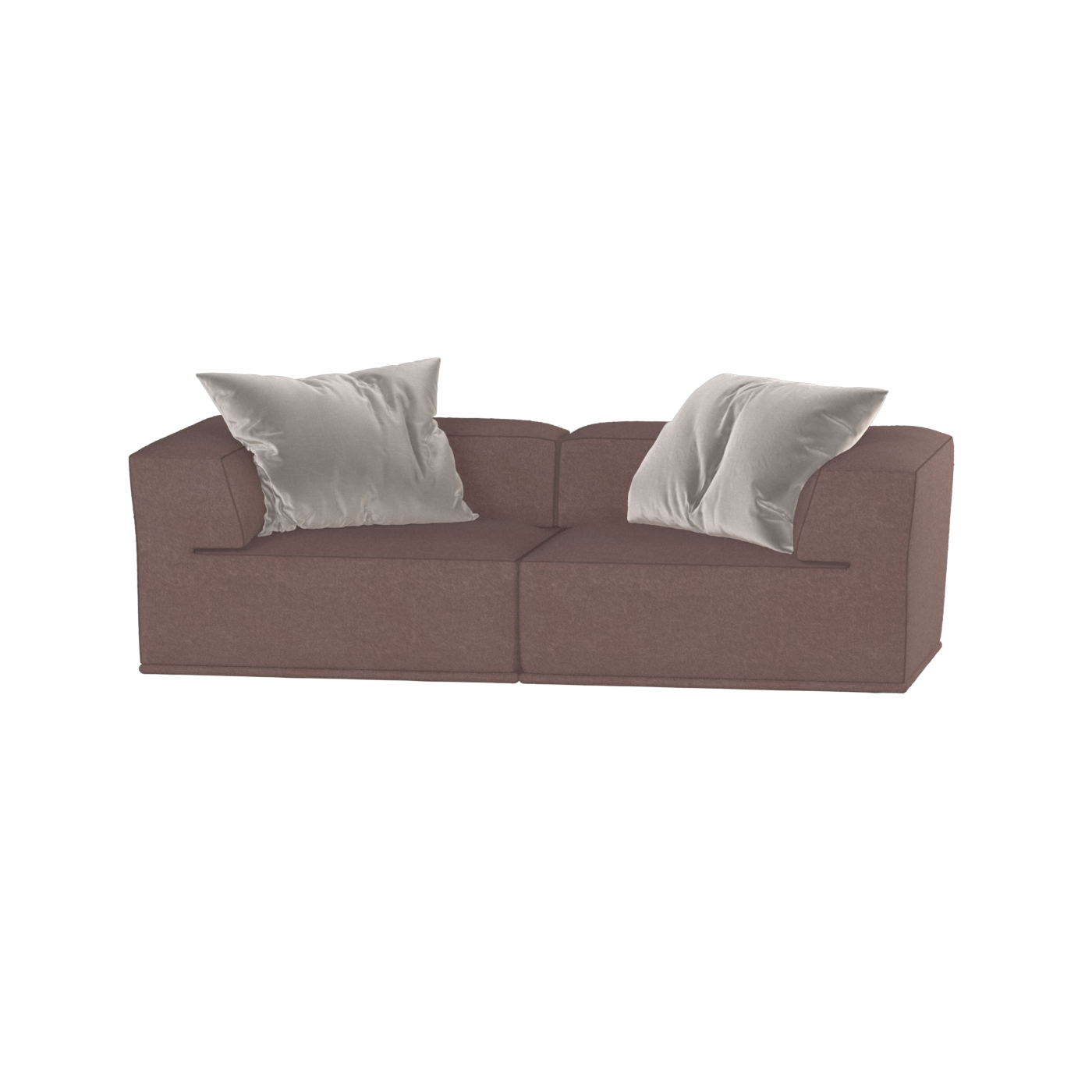 Savile Sofa — Compact Form with Wide Straight Armrests