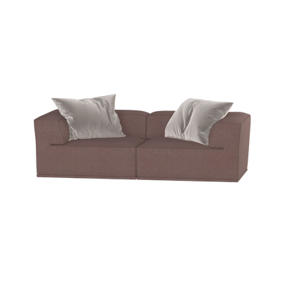 Savile Sofa — Compact Form with Wide Straight Armrests