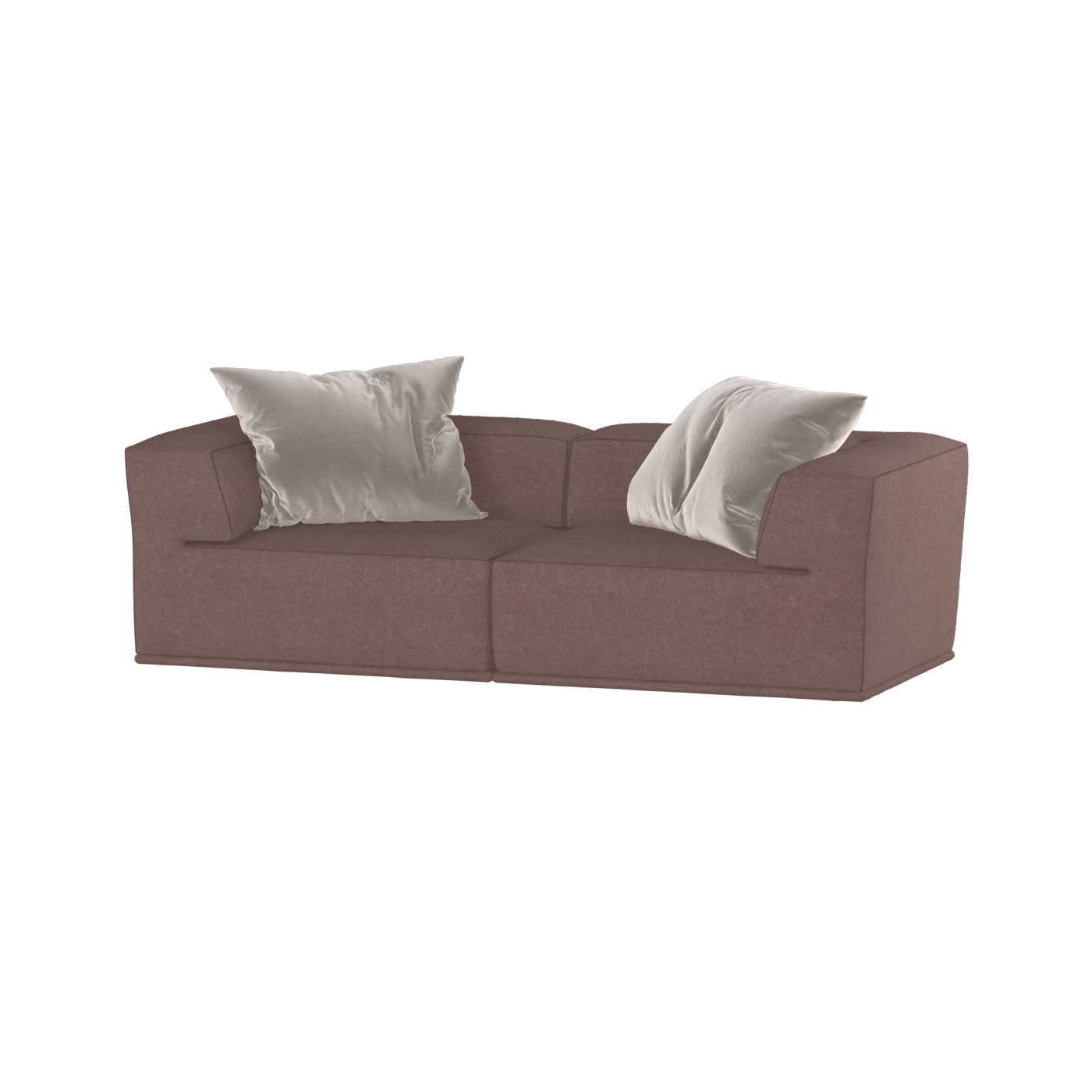 Savile Sofa — Compact Form with Wide Straight Armrests