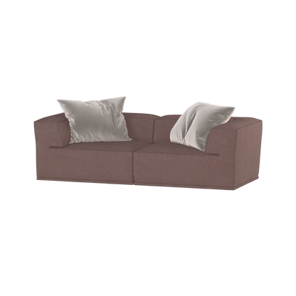 Savile Sofa — Compact Form with Wide Straight Armrests