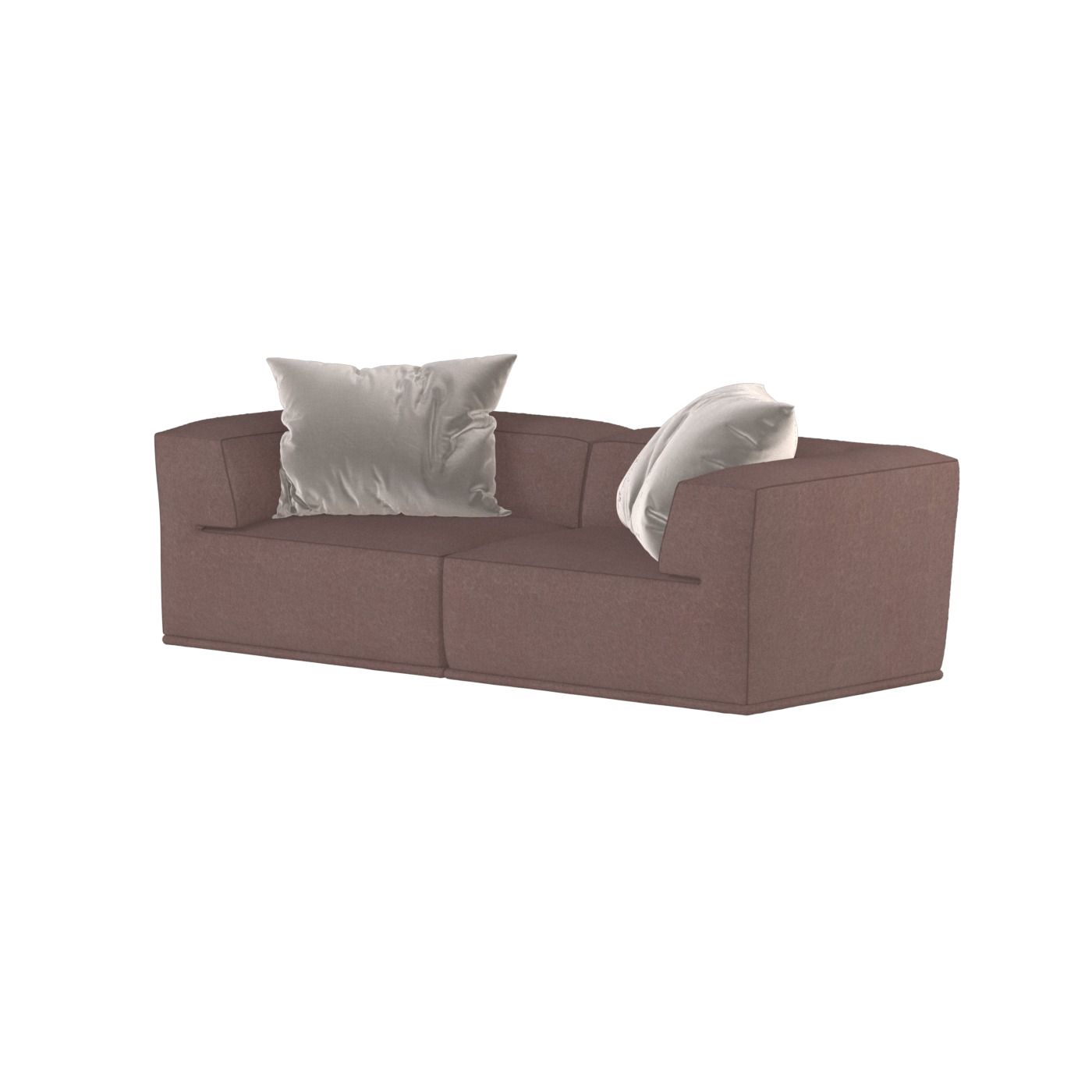 Savile Sofa — Compact Form with Wide Straight Armrests