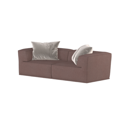Savile Sofa — Compact Form with Wide Straight Armrests