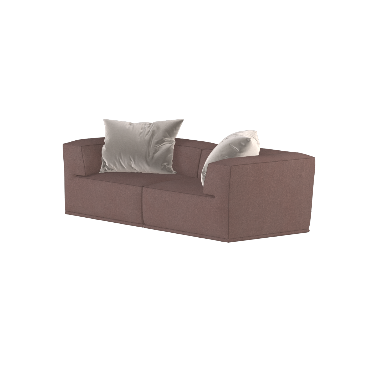 Savile Sofa — Compact Form with Wide Straight Armrests