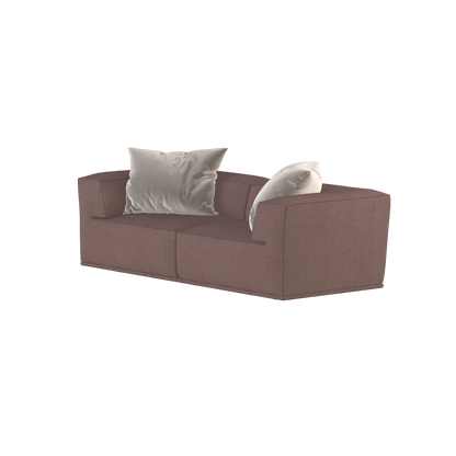Savile Sofa — Compact Form with Wide Straight Armrests