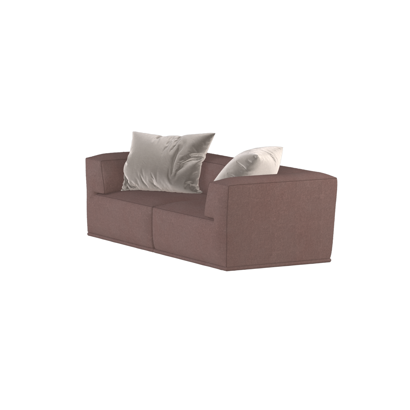 Savile Sofa — Compact Form with Wide Straight Armrests