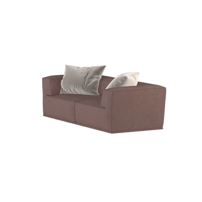 Savile Sofa — Compact Form with Wide Straight Armrests