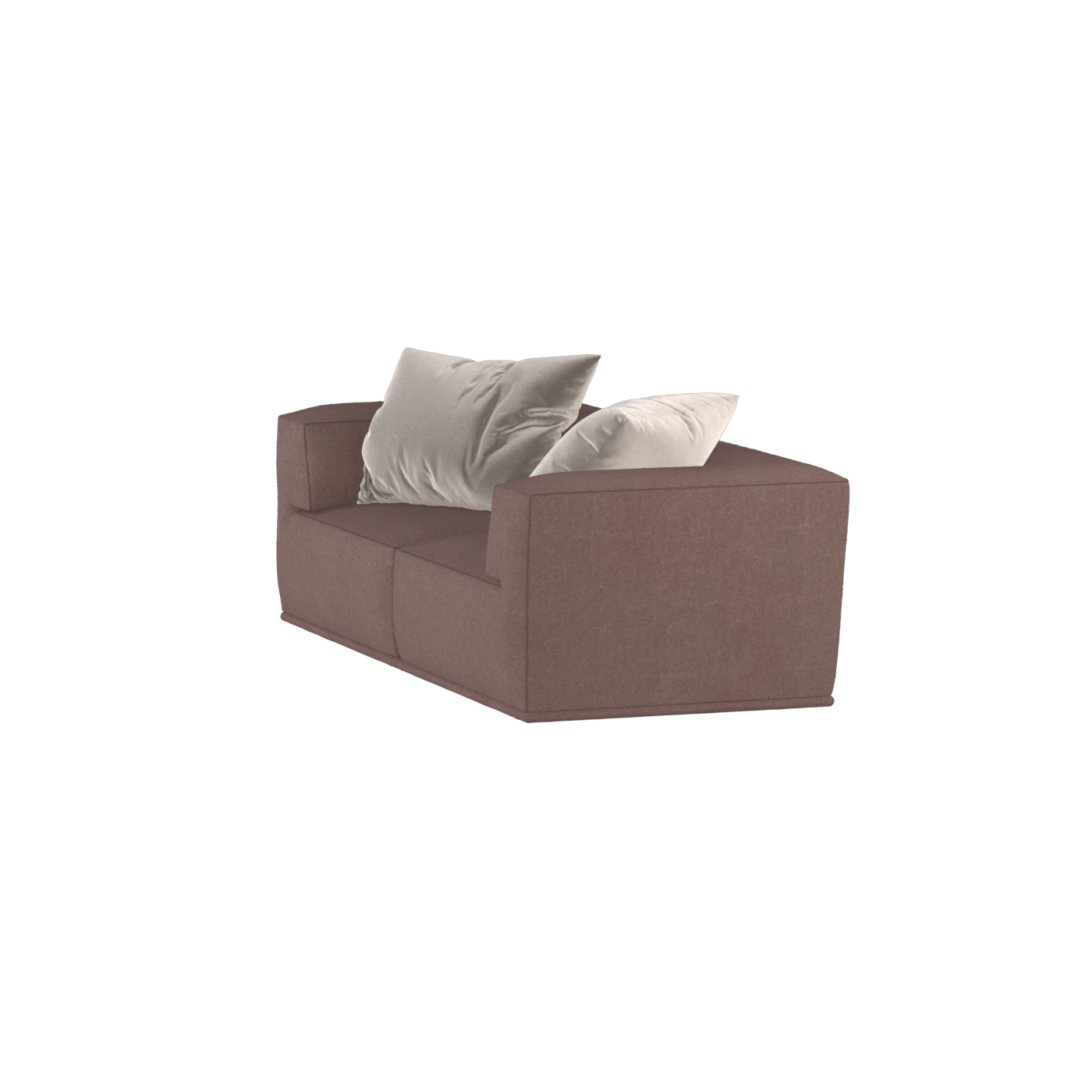 Savile Sofa — Compact Form with Wide Straight Armrests