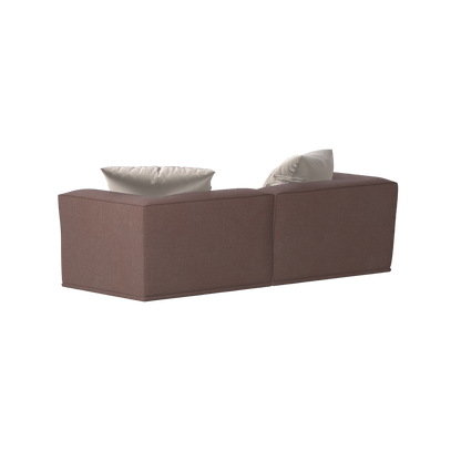 Savile Sofa — Compact Form with Wide Straight Armrests