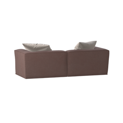 Savile Sofa — Compact Form with Wide Straight Armrests