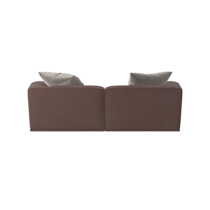 Savile Sofa — Compact Form with Wide Straight Armrests
