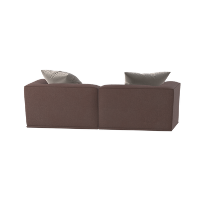 Savile Sofa — Compact Form with Wide Straight Armrests