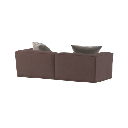 Savile Sofa — Compact Form with Wide Straight Armrests