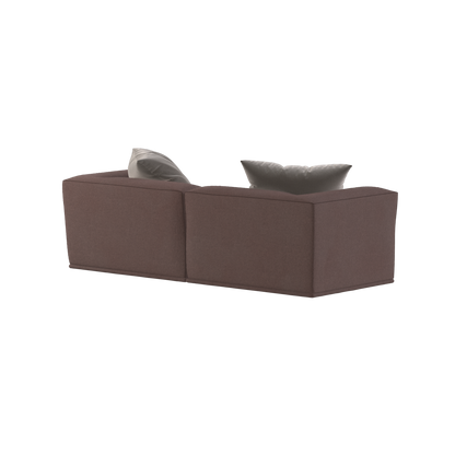 Savile Sofa — Compact Form with Wide Straight Armrests