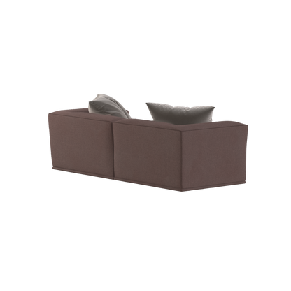 Savile Sofa — Compact Form with Wide Straight Armrests