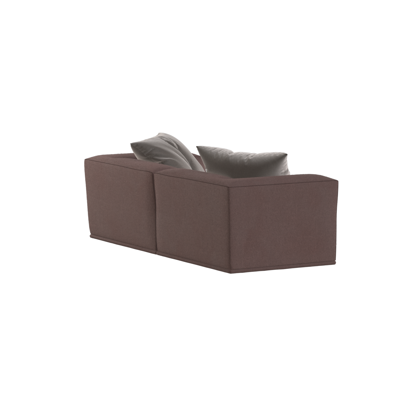 Savile Sofa — Compact Form with Wide Straight Armrests