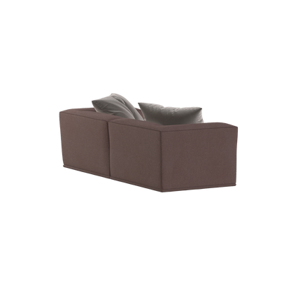 Savile Sofa — Compact Form with Wide Straight Armrests