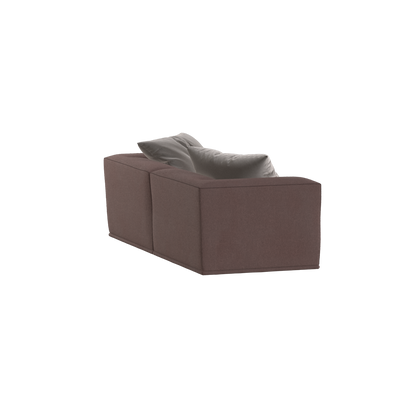 Savile Sofa — Compact Form with Wide Straight Armrests