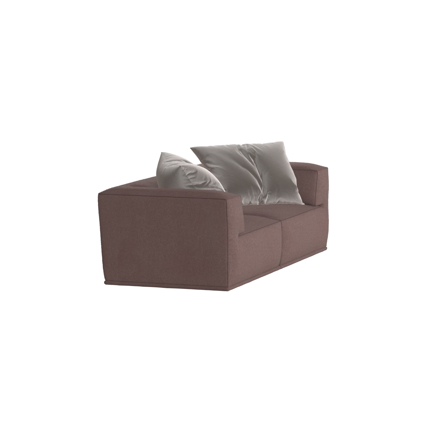 Savile Sofa — Compact Form with Wide Straight Armrests