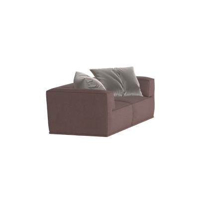 Savile Sofa — Compact Form with Wide Straight Armrests