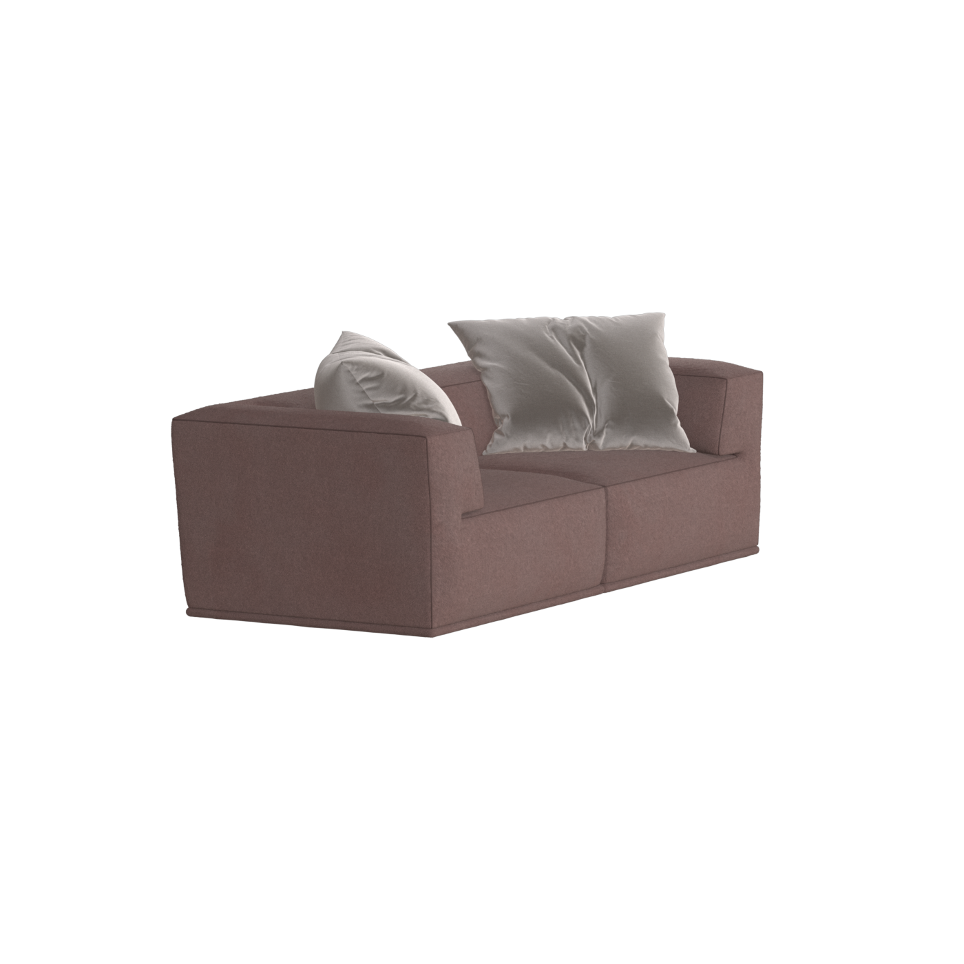 Savile Sofa — Compact Form with Wide Straight Armrests