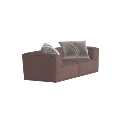 Savile Sofa — Compact Form with Wide Straight Armrests