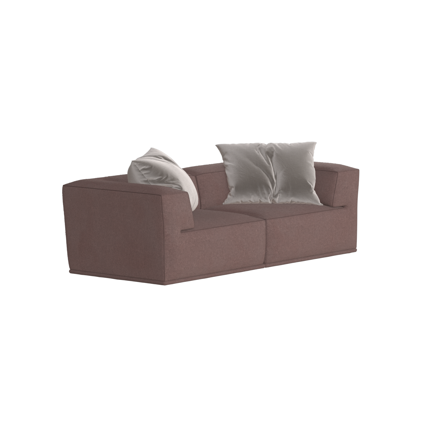 Savile Sofa — Compact Form with Wide Straight Armrests