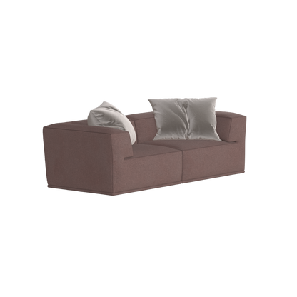 Savile Sofa — Compact Form with Wide Straight Armrests