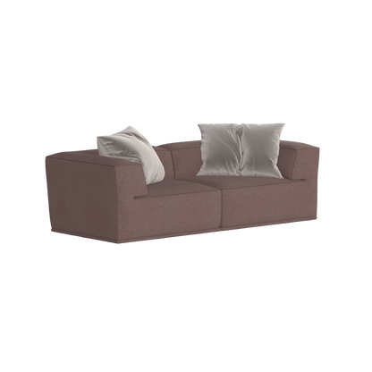 Savile Sofa — Compact Form with Wide Straight Armrests