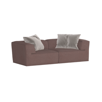 Savile Sofa — Compact Form with Wide Straight Armrests