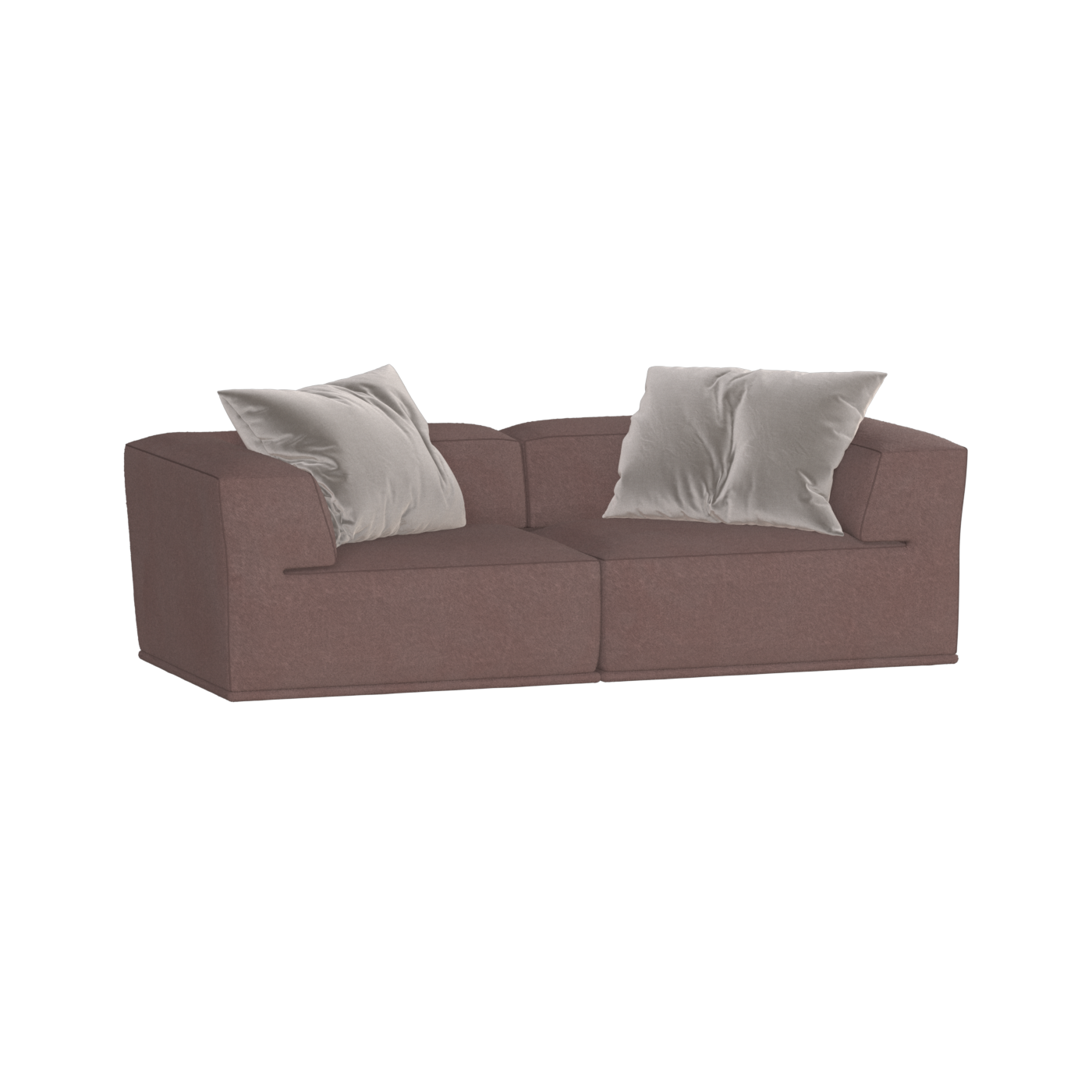 Savile Sofa — Compact Form with Wide Straight Armrests