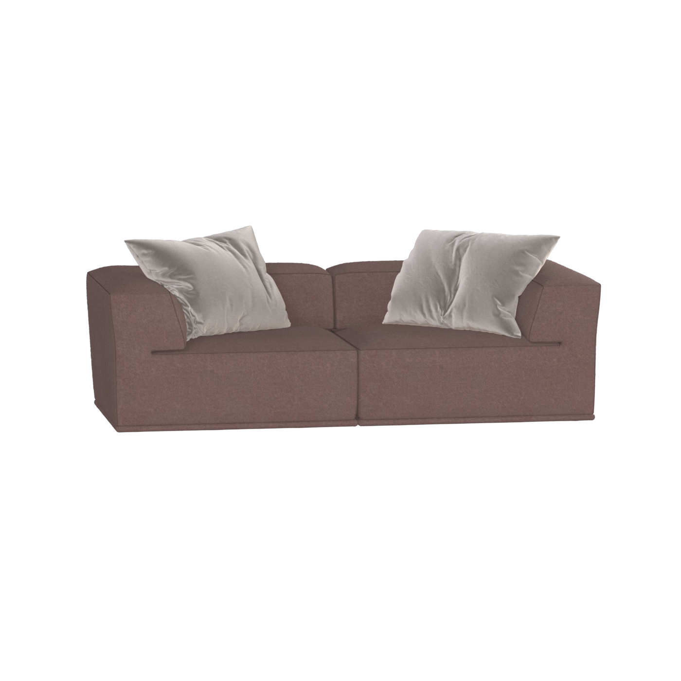 Savile Sofa — Compact Form with Wide Straight Armrests